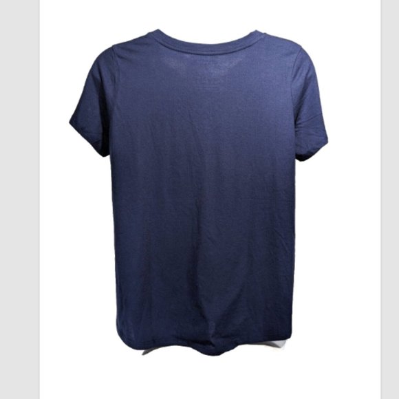 NWOT Torrid Classic Fit Signature Jersey V-Neck T-Shirt Navy Plus Size 5X - Picture 2 of 2